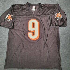 NFL Players Cincinnati Bengals Carson Palmer #9 Jersey Men XL Black Football
